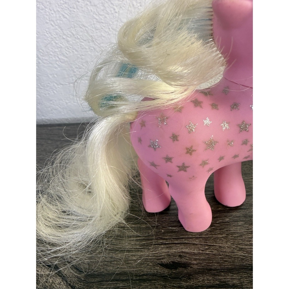 Vintage My Little Pony 1987 G1 Pink Unicorn Twice as Fancy Milky Way - Picture 7 of 15